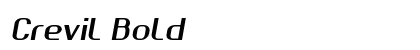 Crevil Bold preview