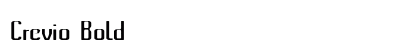 Crevio Bold preview