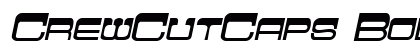 CrewCutCaps Bold Italic Preview