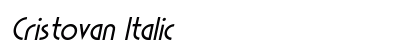 Cristovan Italic preview