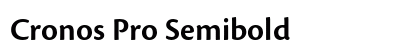 Cronos Pro Semibold Preview