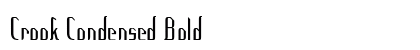 Crook Condensed Bold Preview