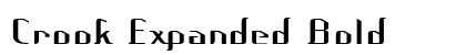 Crook Expanded Bold Preview