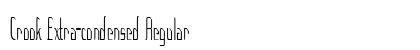 Crook Extra-condensed Regular Preview