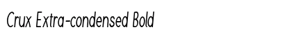Crux Extra-condensed Bold Preview