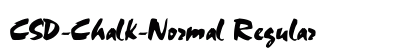 CSD-Chalk-Normal Regular Font