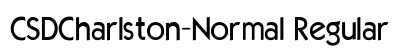 CSDCharlston-Normal Regular preview
