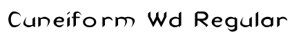 Cuneiform Wd Regular Font