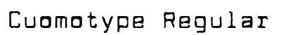 Cuomotype Regular Font