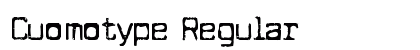 Cuomotype Regular Font