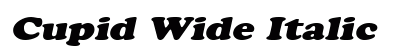 Cupid Wide Italic Preview