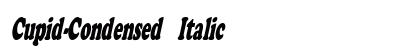 Cupid-Condensed Italic Preview