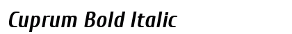 Cuprum Bold Italic Preview