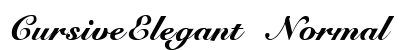 CursiveElegant Normal Font
