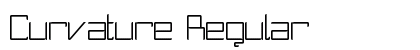 Curvature Regular Font