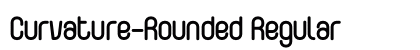 Curvature-Rounded Regular Font