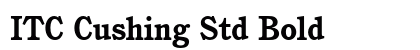 ITC Cushing Std Bold preview