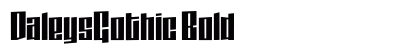 DaleysGothic Bold preview