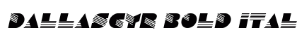 DallasCyr Bold Italic Preview