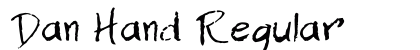 Dan Hand Regular preview
