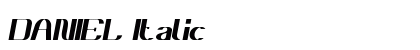 DANIEL Italic Preview