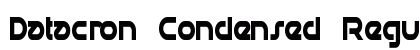 Datacron Condensed Regular preview