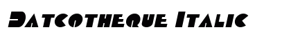Datcotheque Italic Preview