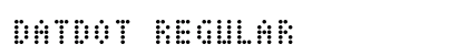 DatDot Regular preview