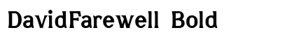 DavidFarewell Bold preview