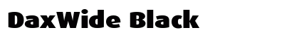 DaxWide Black preview
