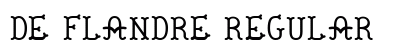 De Flandre Regular preview
