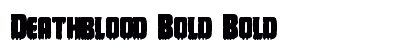 Deathblood Bold Bold preview