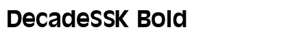 DecadeSSK Bold preview