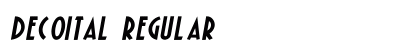 DecoItal Regular preview