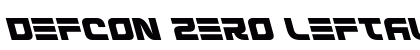 Defcon Zero Leftalic Italic preview