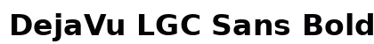 DejaVu LGC Sans Bold Preview