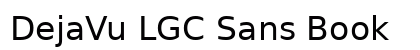 DejaVu LGC Sans Book preview