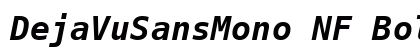 DejaVuSansMono NF Bold Oblique preview