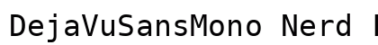 DejaVuSansMono Nerd Font Book preview