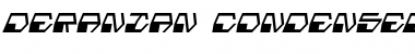 Deranian Condensed Italic Condensed Italic Font