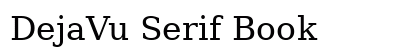DejaVu Serif Book preview