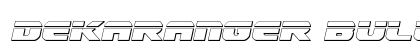 Dekaranger Bullet Italic Italic preview