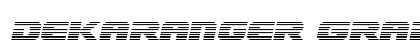 Dekaranger Gradient Italic Italic preview