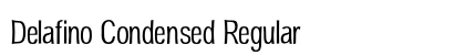 Delafino Condensed Regular Preview