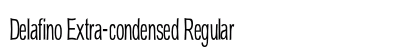 Delafino Extra-condensed Regular Preview