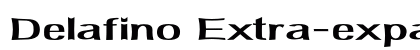 Delafino Extra-expanded Bold Preview