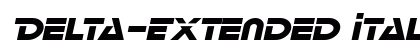 Delta-Extended Italic preview