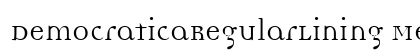 DemocraticaRegularLining Medium preview