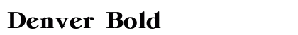 Denver Bold preview