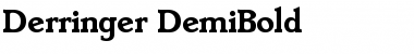 Derringer-DemiBold Regular Font